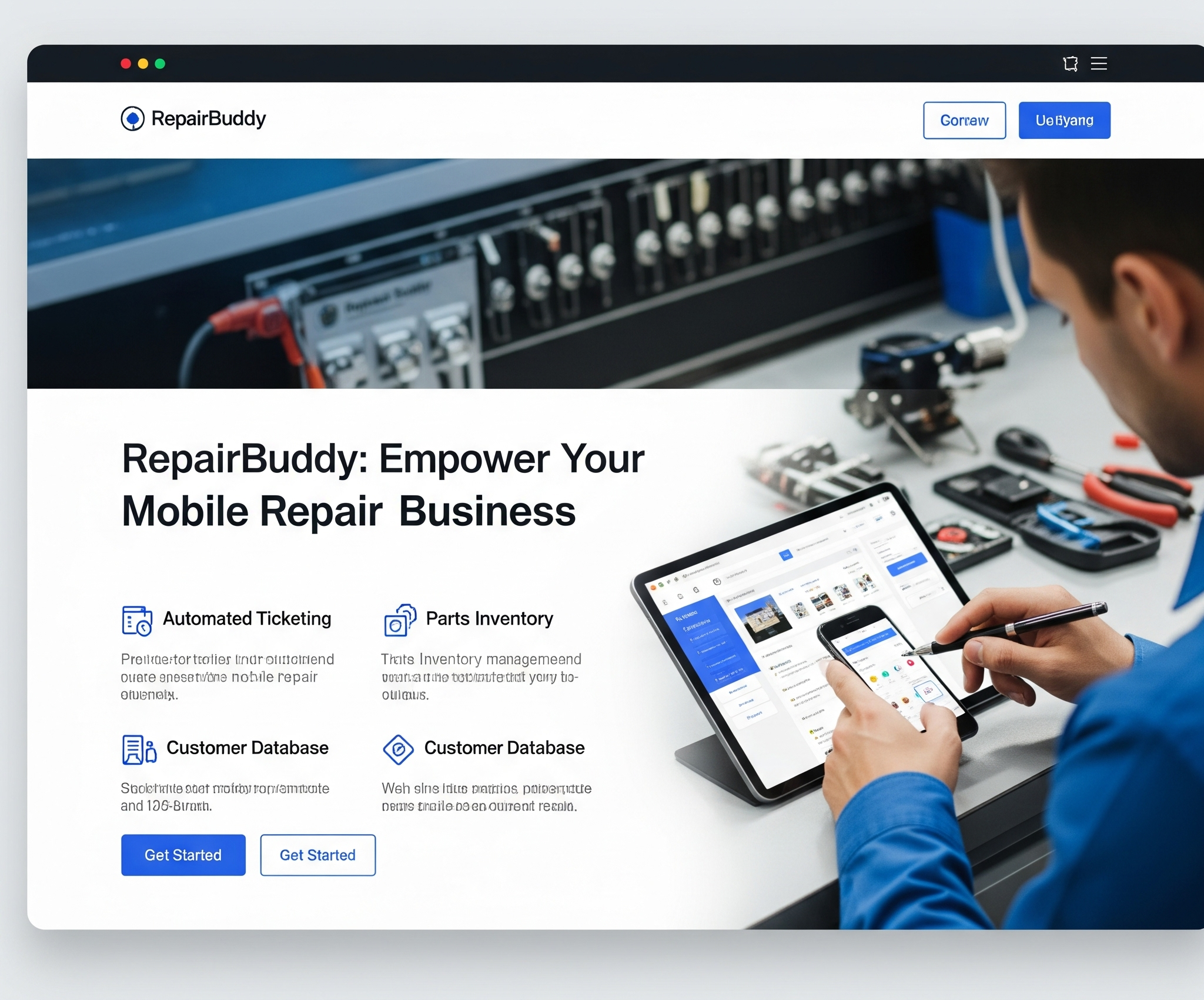 mobile repair shop software