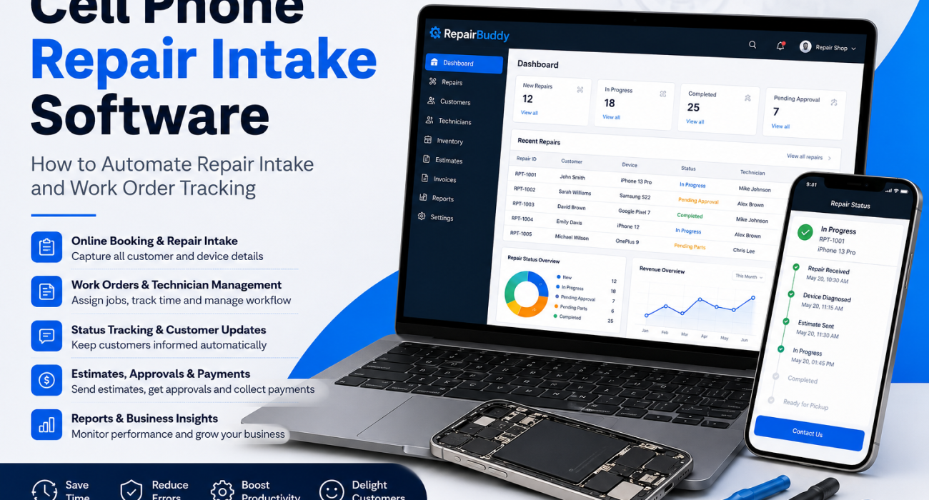Cell Phone Repair Intake Software