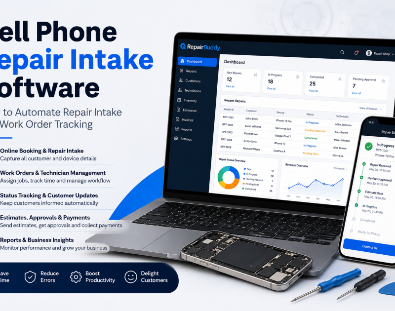 Cell Phone Repair Intake Software