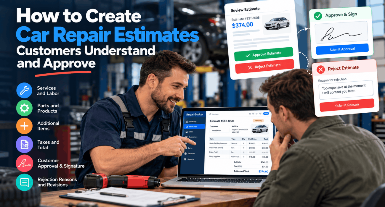 Creating Clear Car Repair Estimates